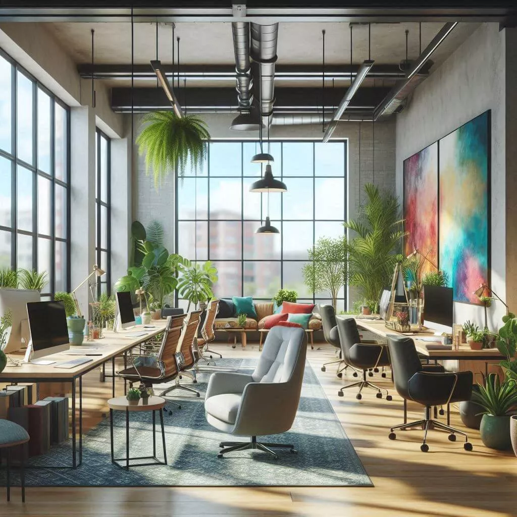Resimlerle ofis dekorasyonları 2024 (3)	